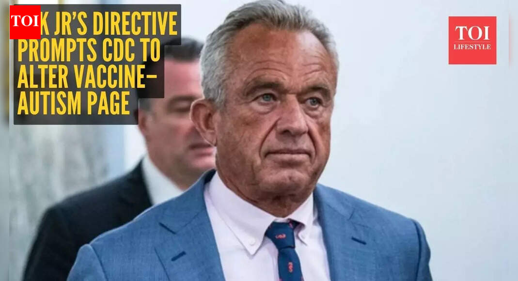 CDC removes evidence-based vaccine–autism information after RFK Jr’s directive, raising expert alarms