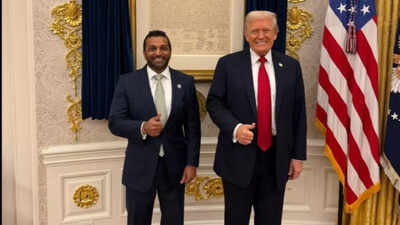 'Doing a great job': White House dismisses reports of Kash Patel’s firing; Trump poses with FBI director to shut down rumour