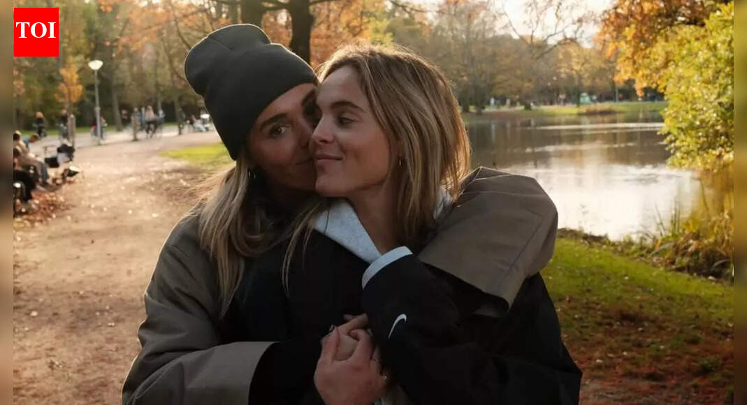 Former Manchester City star sparks controversy with raunchy photoshoot alongside Olympian girlfriend after splitting from ex-lover