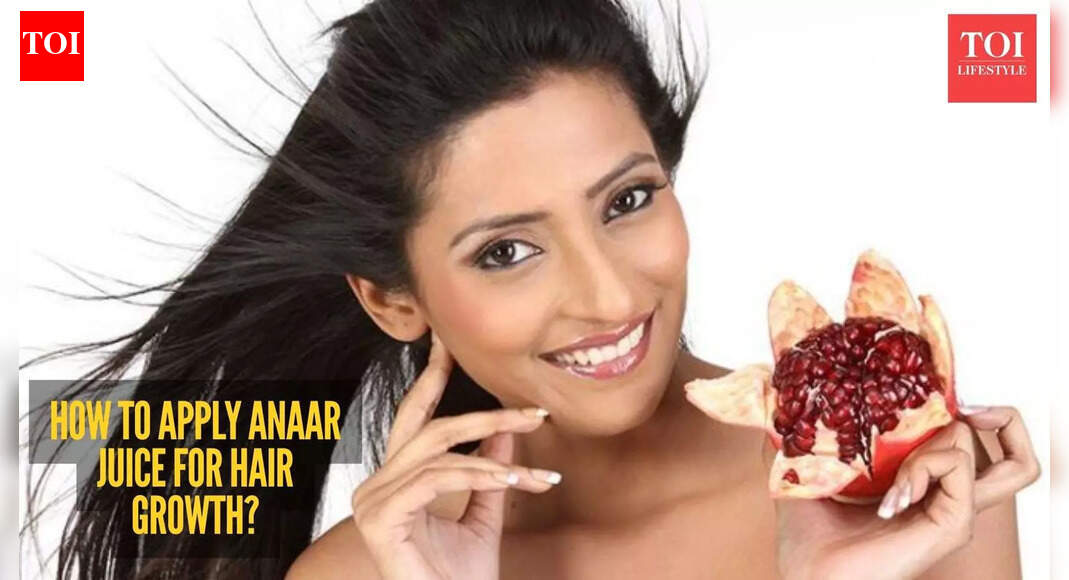 Anaar juice for hair growth: Step-by-step guide to apply pomegranate juice
