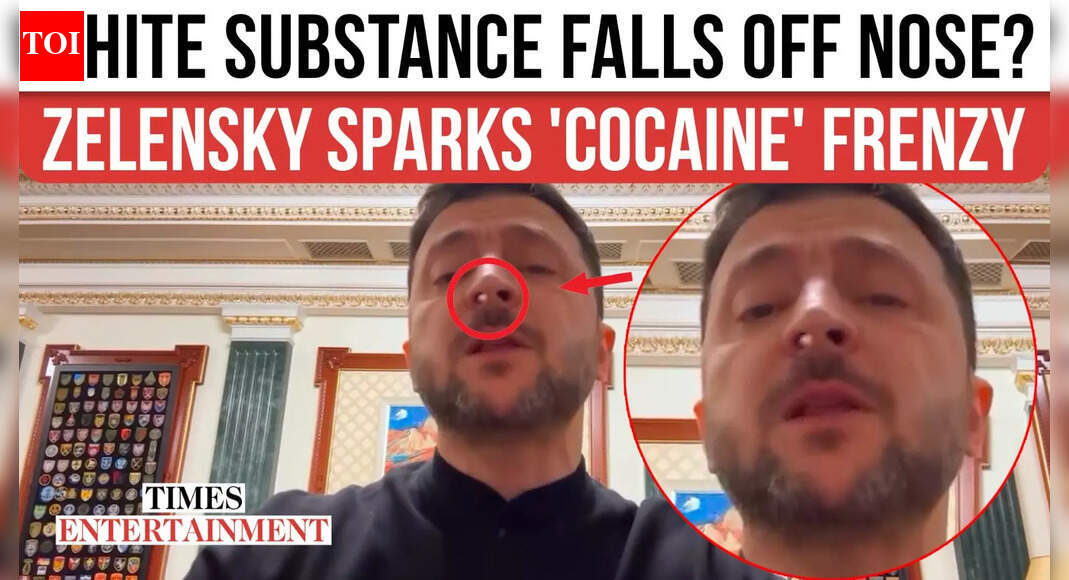Internet Explodes With Speculation After Viewers Spot Strange Nose Incident in Zelenskyy Broadcast