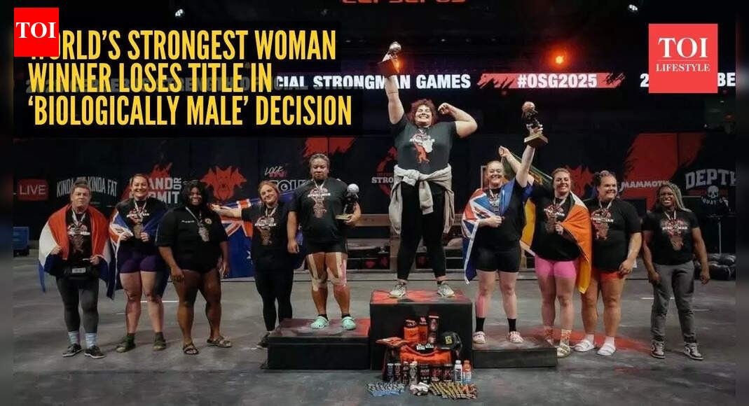 World’s Strongest Woman winner Jammie Booker loses title amid ‘biologically male’ ruling