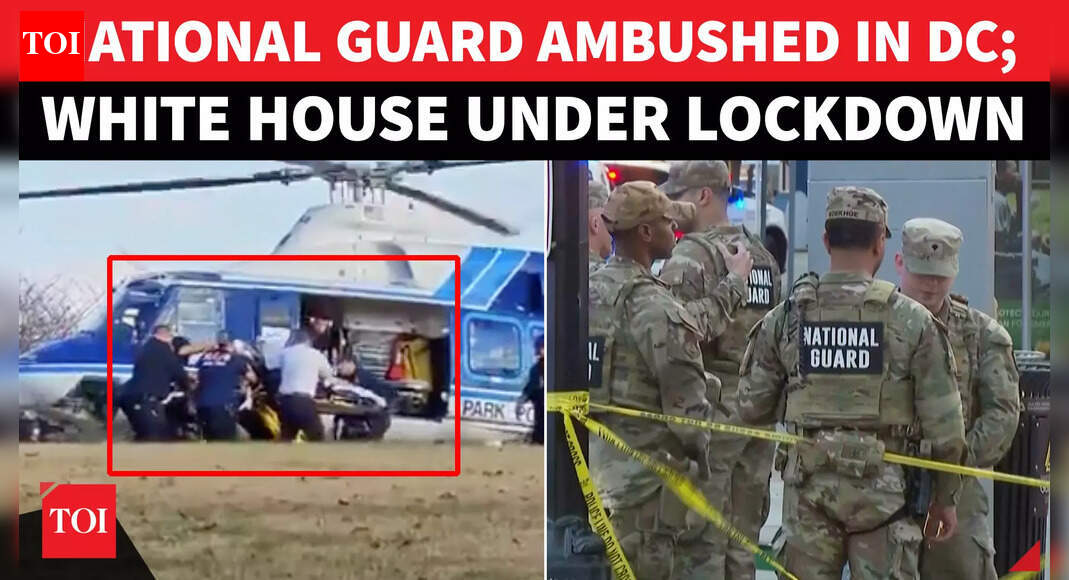 SHOCK VIDEO: Moment National Guard Were Shot Near White House In Washington, D.C. | WATCH