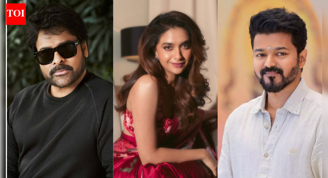 Keerthy Suresh reacts after being accused of 'insulting' Chiranjeevi for calling Vijay her favourite dancer; says 'Both are great actors'