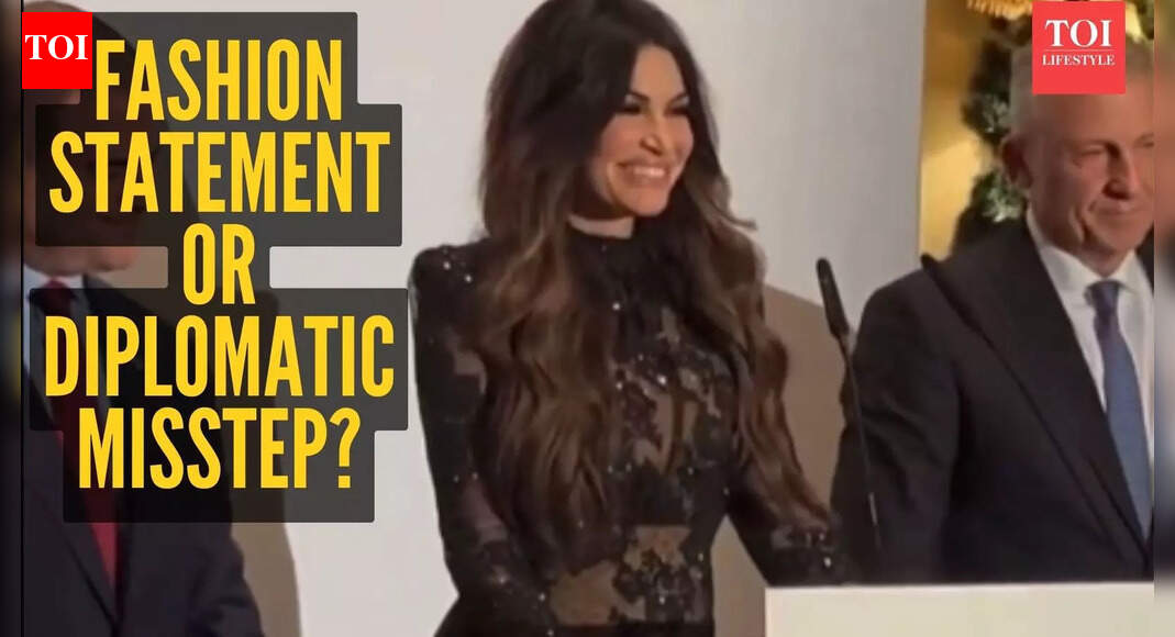 'Shopping for a sugar daddy': Trump Jr's ex Guilfoyle wears see-through black dress, sparks outrage