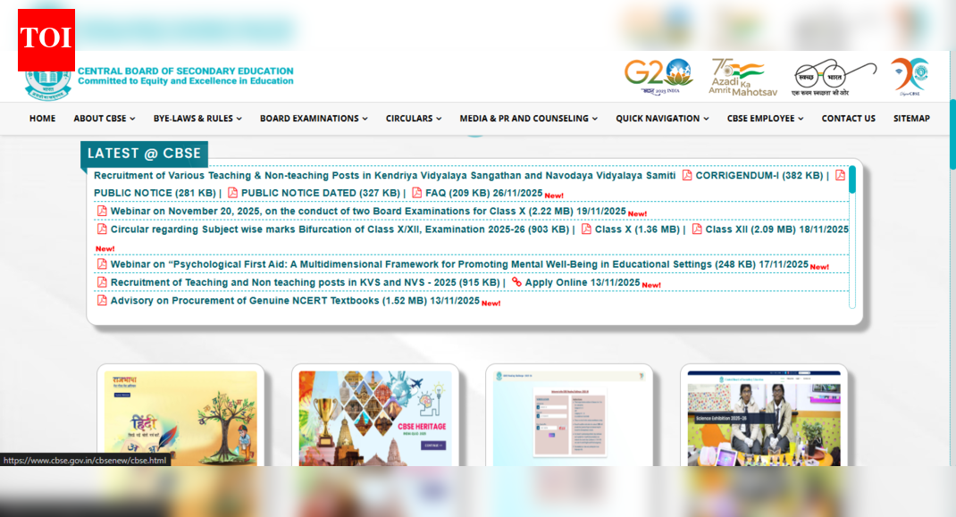 KVS and NVS recruitment 2025: CBSE points essential discover on registration for educating and non-teaching posts; examine particulars – The Instances of India