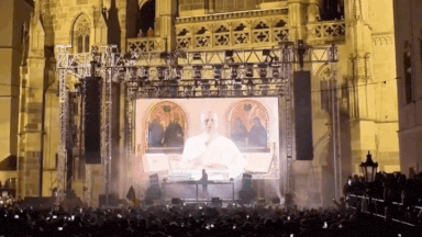 Holy EDM! Pope Leo blesses Slovakian rave, moments later, the beat drops — watch