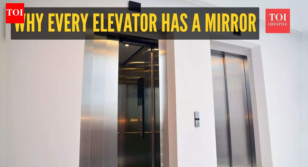 Why every elevator has a mirror and how it helps passengers