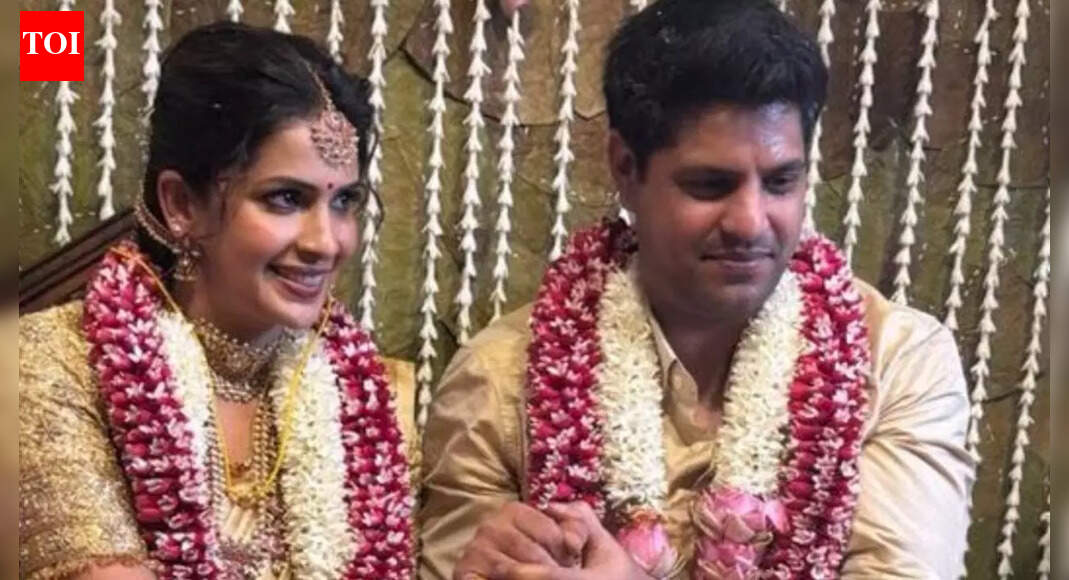 Samyuktha Shanmuganathan ties knot with Anirudha Srikkanth; first photos break the internet