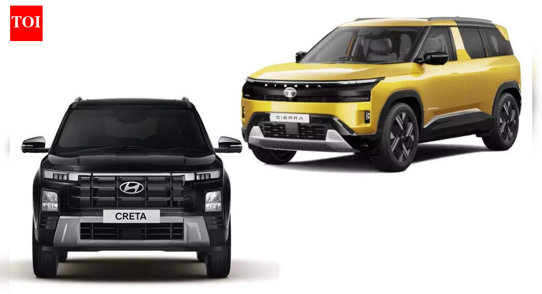 Tata Sierra vs Hyundai Creta: Base-spec trim price, features & more compared