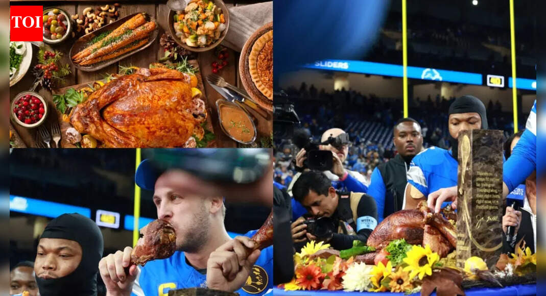 Detroit Lions and Dallas Cowboys unveil mouthwatering menu just hours before their annual Thanksgiving matchups