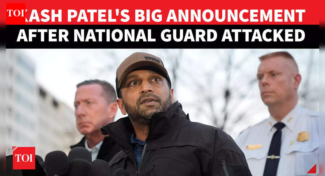 FBI Launches U.S. Offensive After DC Attack; All Forces Mobilised, Declares Kash Patel | US News