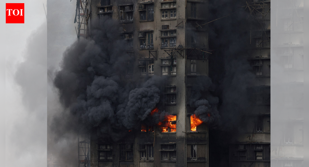 Hong Kong fire tragedy: Toll rises to 65, flames still visible on Day 2; 3 suspects held for manslaughter