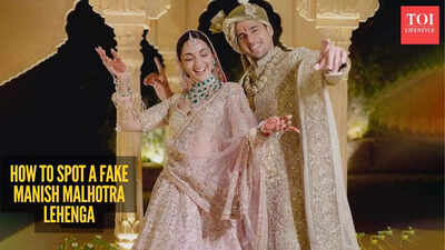 5 ways to identify a fake Manish Malhotra lehenga before you are tricked into buying it