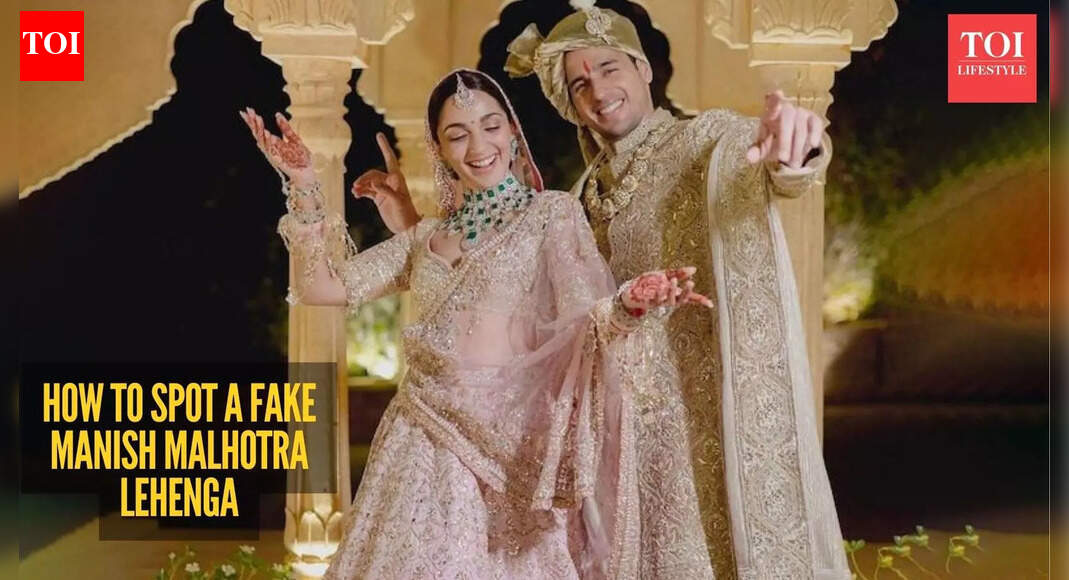 5 ways to identify a fake Manish Malhotra lehenga before you are tricked into buying it