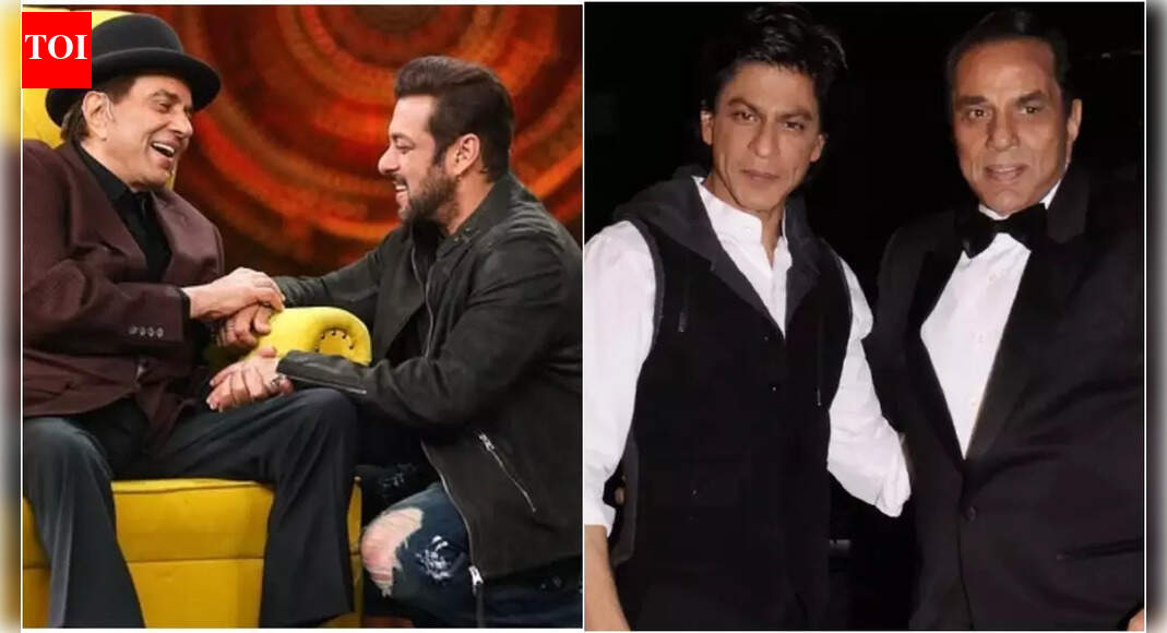 Dharmendra's prayer meet: Salman Khan and Shah Rukh Khan arrive to pay respects to the screen legend