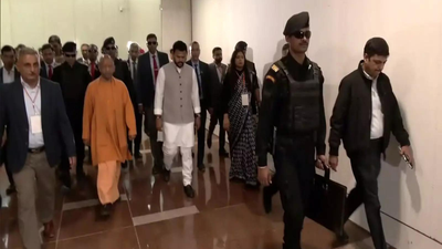 UP CM Yogi, civil aviation minister Ram Mohan Naidu conduct on-site inspection of Jewar Airport