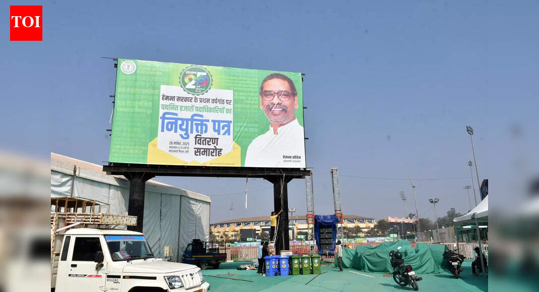 8,000 aspirants to get job letters at Morabadi on first anniversary of Hemant 2.0 government