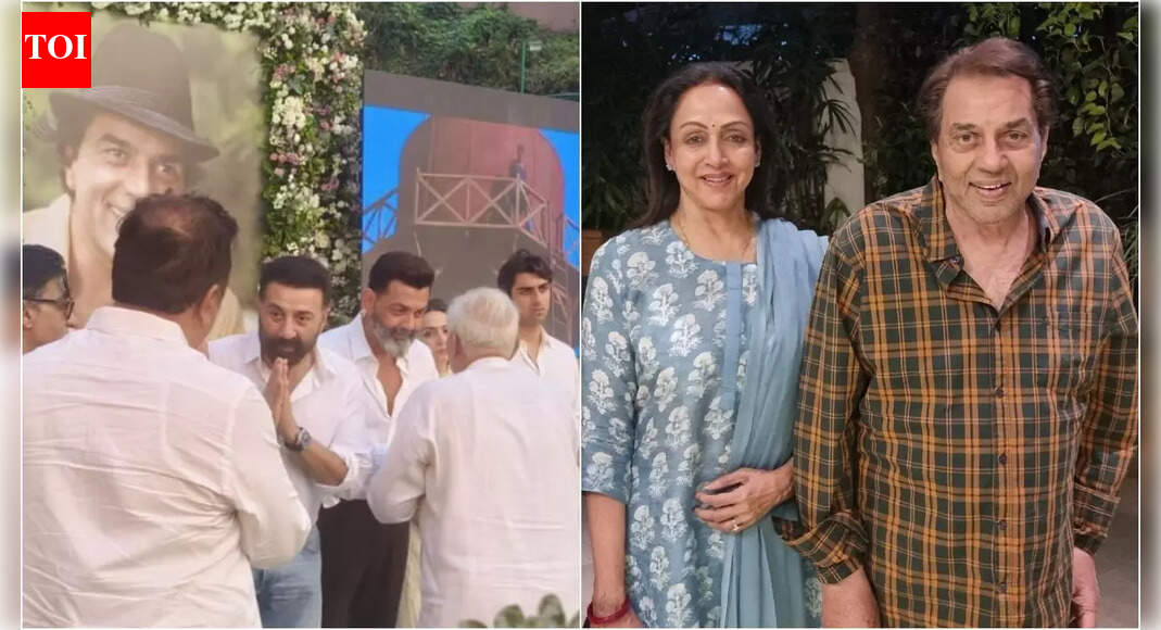 Top 5 Entertainment News: From celebs attending Dharmendra's prayer meet to Hema Malini's emotional post for the late actor - buzzworthy stories of the day