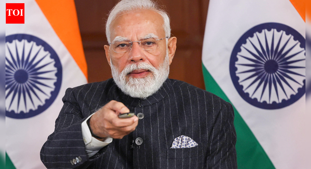 <div>Modi unveils Skyroot's Infinity campus, India's 1st pvt commercial rocket; says India set to be global leader in sat launch ecosystem</div>