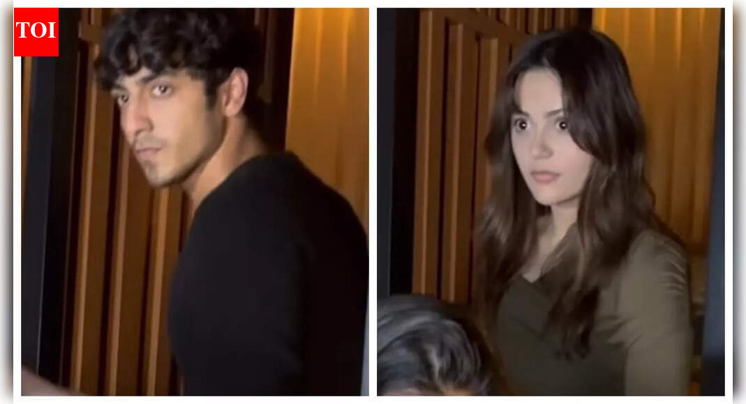 Ahaan Panday and Aneet Padda grab dinner together after DENYING dating buzz - WATCH