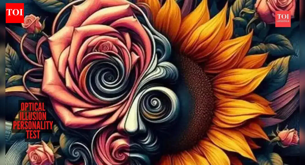Optical illusion personality test: Which flower you notice first reveals your inner nature