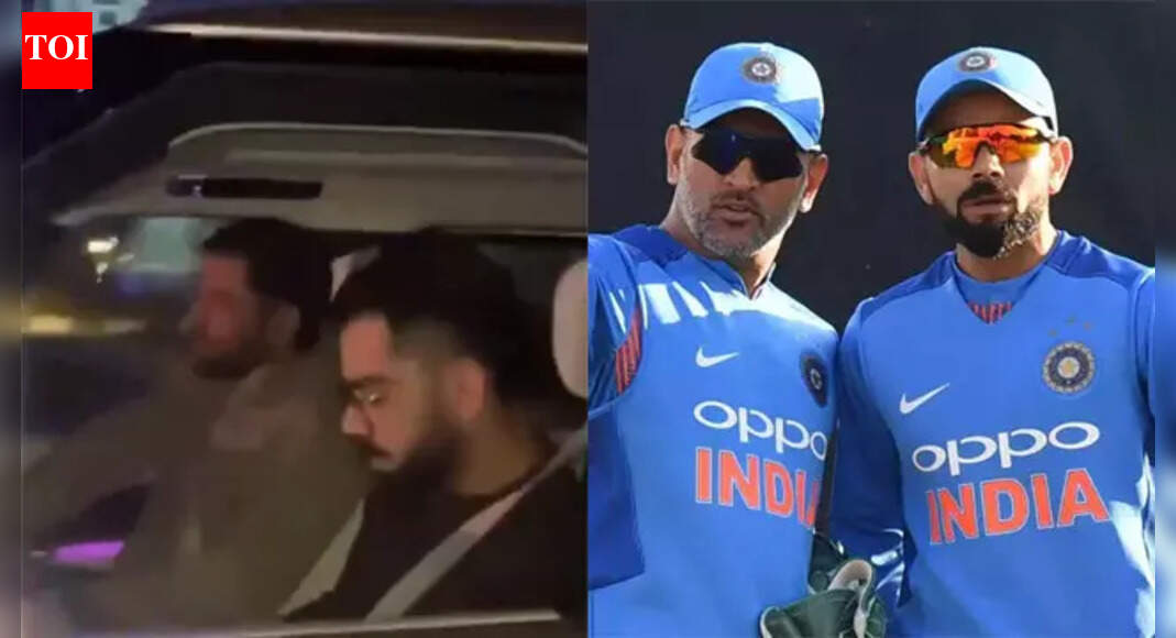 MS Dhoni personally drives Virat Kohli back after dinner in Ranchi; viral video sets internet abuzz
