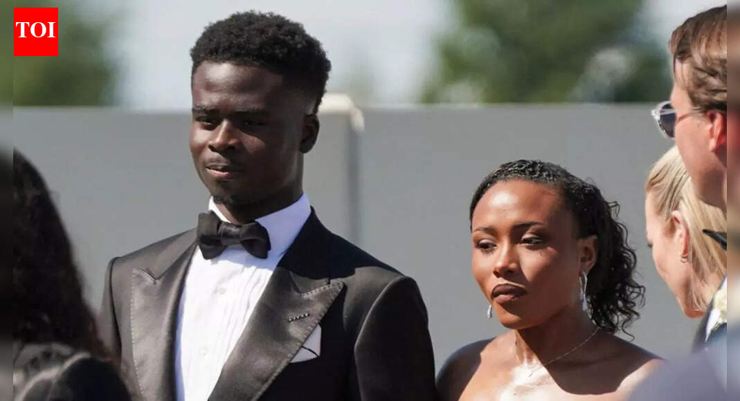 Arsenal’s Bukayo Saka chooses a luxury London setting for a heartfelt proposal to Tolami Benson as he gets engaged after five years