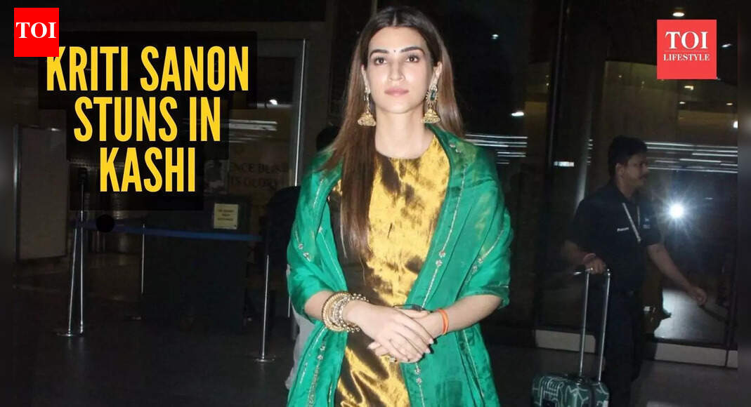 ‘Tere Ishk Mein’ actress Kriti Sanon just gave us the desi look of the year in Varanasi – The Times of India