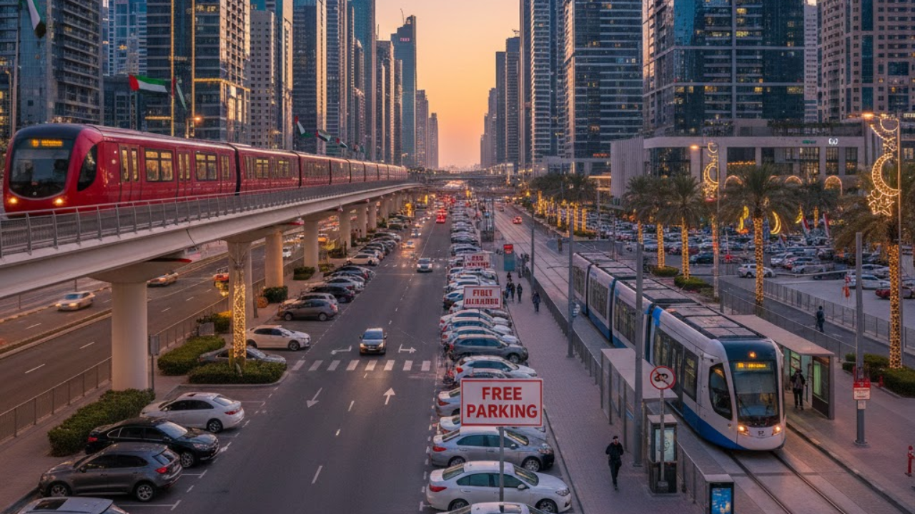 UAE National Day 2025: Dubai offers free public parking and extended metro  hours on holidays | World News - The Times of India