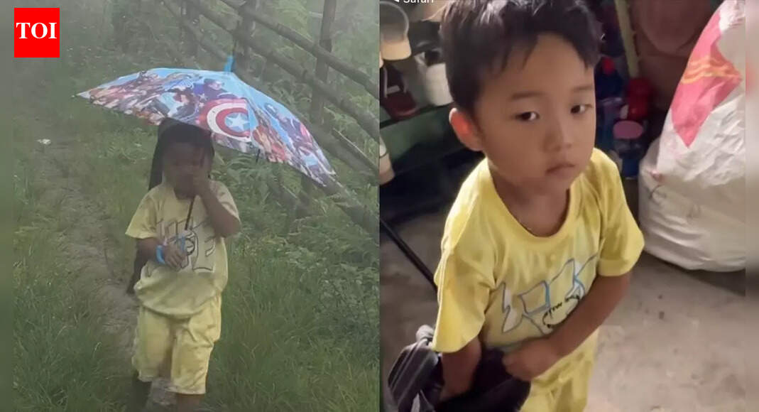 Young Sikkim boy braving rain to deliver milk and help his mom wins the internet’s heart
