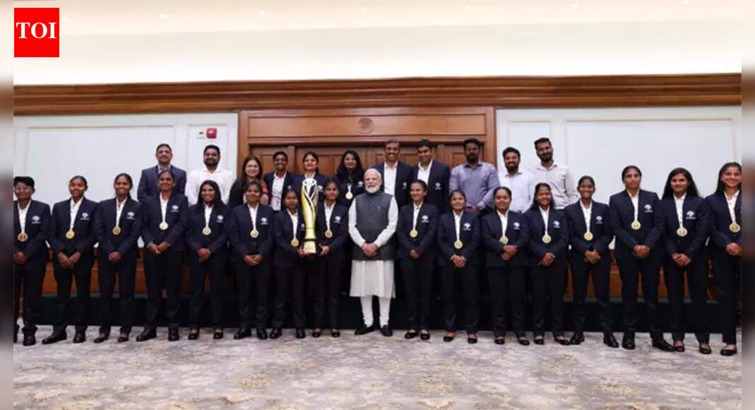 PM Modi meets India's Blind Women's cricket champions, congratulates team after historic T20 World Cup win