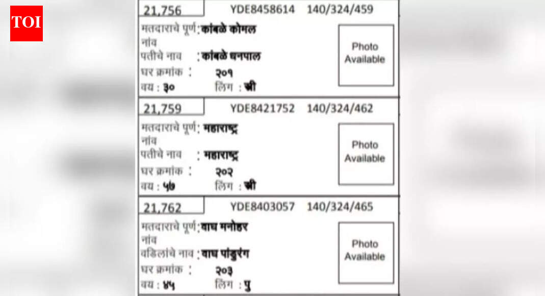 Woman voter named 'Maharashtra' on Ulhasnagar draft list