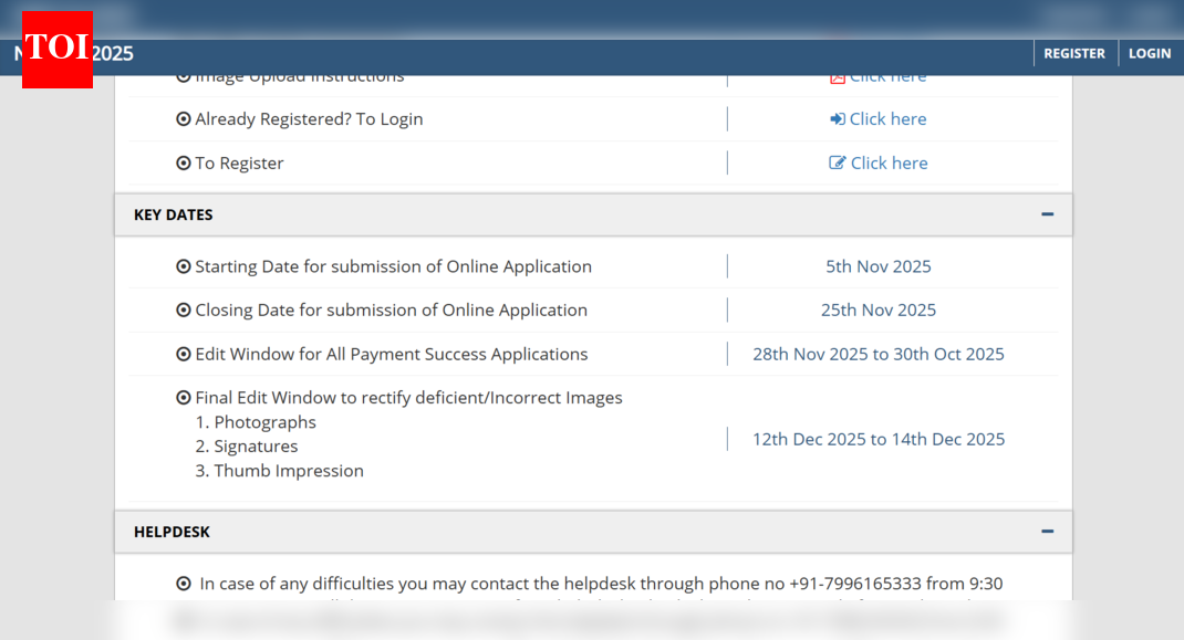 NEET SS 2025 edit window to open today: Check details here