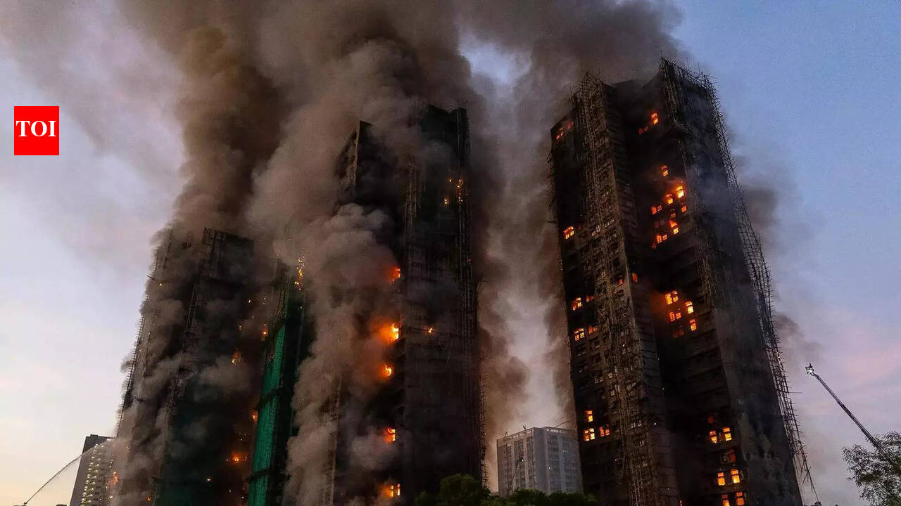 Hong Kong tragedy: Fire alarms of affected buildings failed; toll rises to  128 - The Times of India