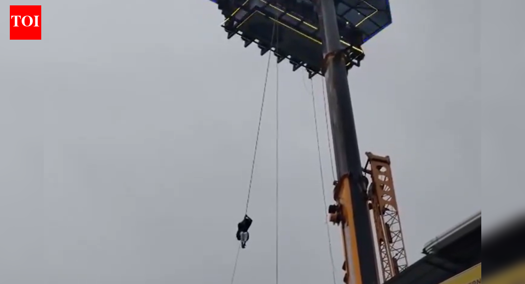 Watch: Sky-dining glitch leaves tourists stranded high up in the air near Munnar