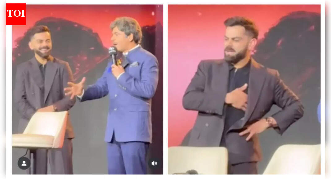 Sunil Grover's spot-on mimicry of Kapil Dev leaves Virat Kohli in splits of laughter