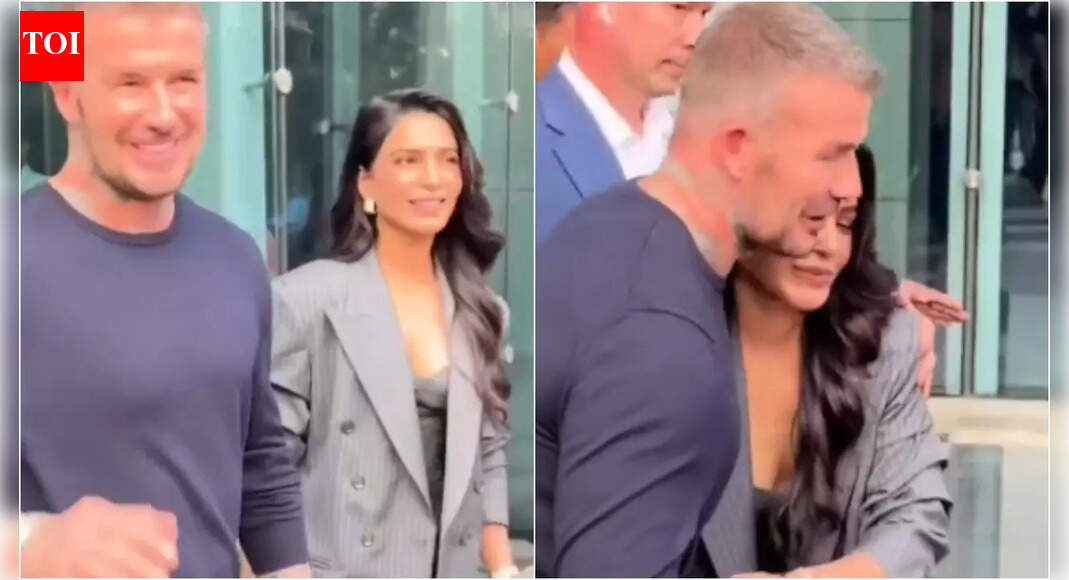 Samantha Ruth Prabhu gets snapped with David Beckham; video goes viral