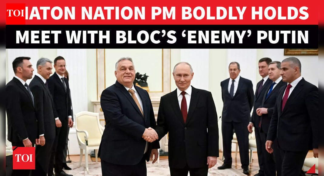 ‘Brave &amp; Balanced’: Putin Heaps Praise As Hungary PM QUAKES Ally States With Moscow Meet