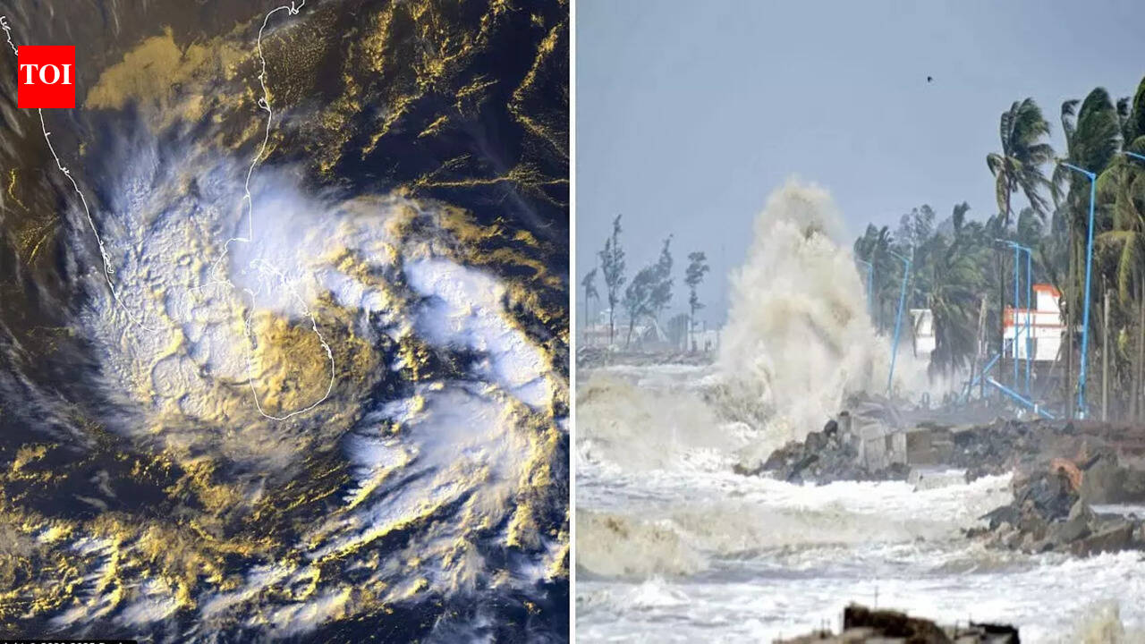 Cyclone Ditwah Approaches India: Tamil Nadu, Puducherry, Andhra Pradesh ...