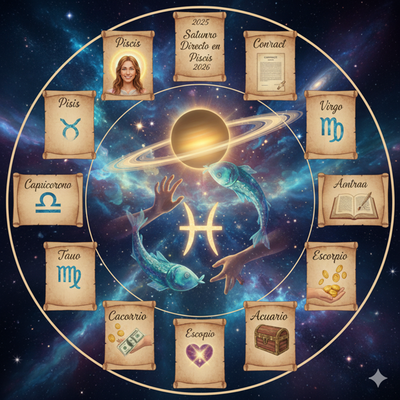 Saturno se pone directo en Piscis en 2025: así cambiará tu suerte en 2026