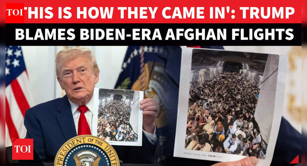 'They Crammed Into The Plane': Trump Shows Pic Of Biden-Era Afghan Flights After DC Shooting Storm