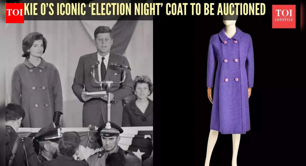Jackie Kennedy's iconic 'Election night' coat to be auctioned: 'A turning point in American history'