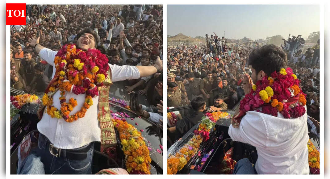 Bigg Boss 19's Mridul Tiwari receives a grand welcome as he visits his hometown Etawah; takes a subtle dig at Bigg Boss makers