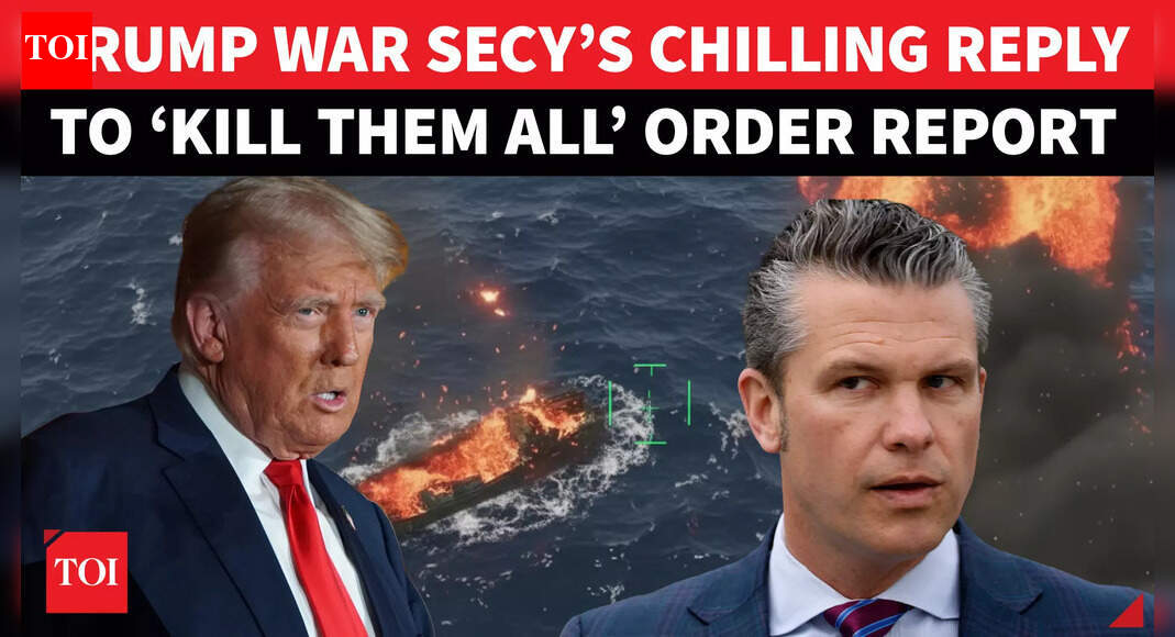 ‘JUST BEGUN…’: Trump’s War Secy EXPLODES After ‘Kill Them All’ Report On US Strikes In Caribbean