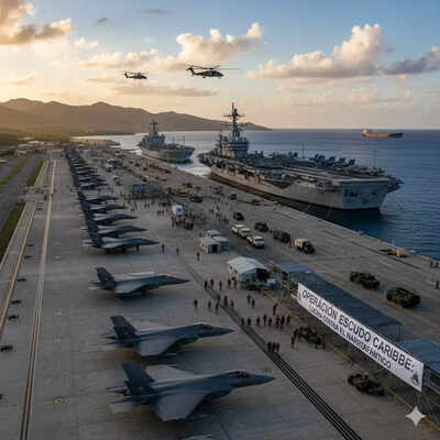 Marines de EE. UU. llegan a Puerto Rico ante crecientes tensiones con Venezuela