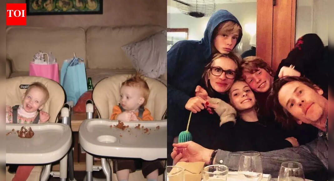 Julia Roberts shares adorable, rare throwback photo to celebrate twins, Hazel and Phinnaeus turning 21 - See PIC