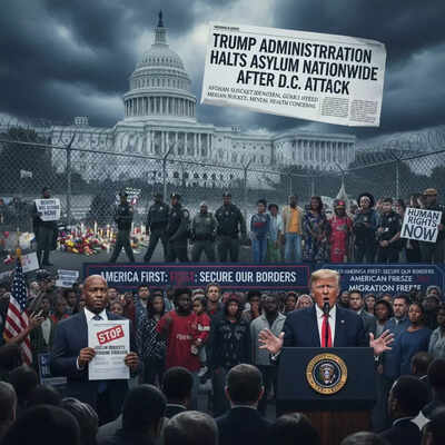 Estados Unidos suspende todas las decisiones de asilo tras el tiroteo a un miembro de la Guardia Nacional en Washington