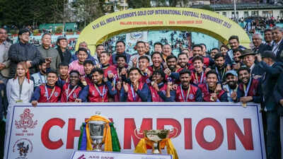 Rajasthan United win the 41st Governor's Gold Cup 2025 with a 1-0 victory over Services FC