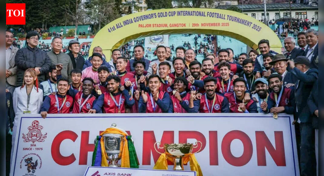 Rajasthan United win the 41st Governor's Gold Cup 2025 with a 1-0 victory over Services FC